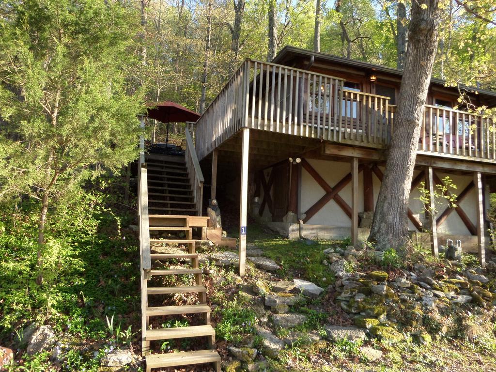 Вилла Lake Lucerne Treehouse Юрика Спрингс Экстерьер фото